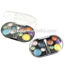 Fard à paupières conteneurs avec 10 couleurs tour plattes utilisé pour les yeux